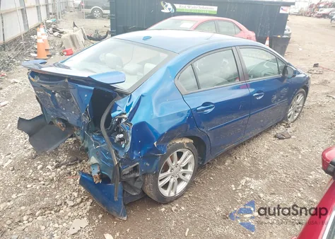 2012 Honda Civic Ex from USA, damaged, VIN 19XFB2F84CE031051